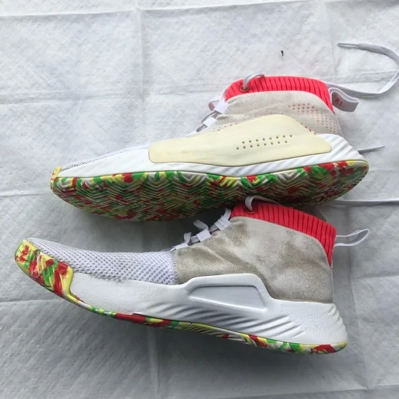 adidas gazelle silver green womens ADIDAS Dame 5 Asia Tour Men's SIZE 9 Basketball Sneakers EF9367 Black Pink  Yellow